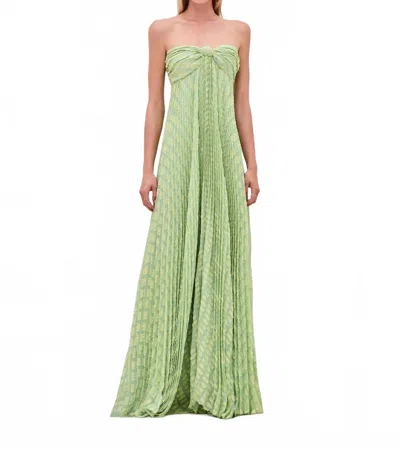ALEXIS ELEA DRESS IN GREEN