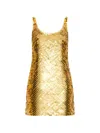 Alexis Eli Mini Dress In Gold