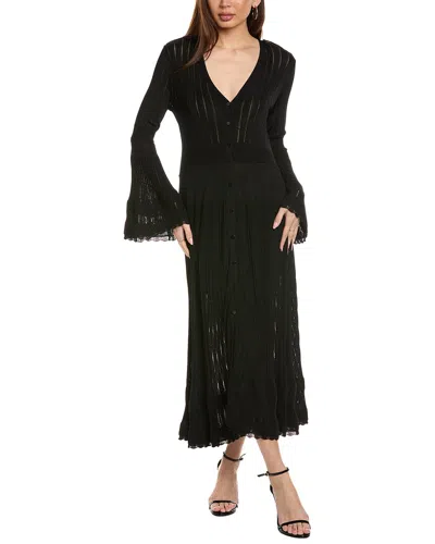 Alexis Elio Midi Dress In Black