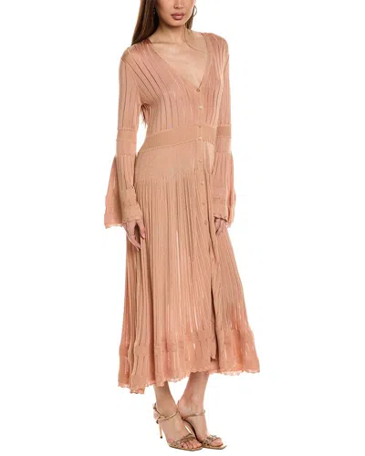 Alexis Elio Midi Dress In Neutral