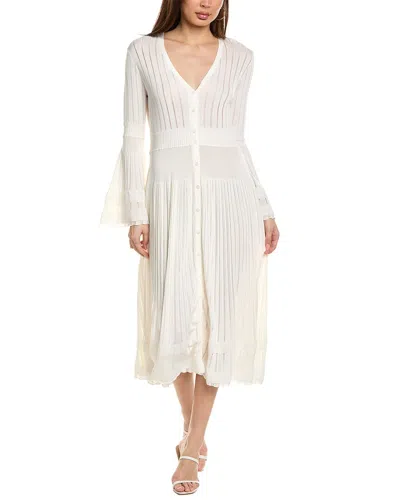 Alexis Elio Midi Dress In White
