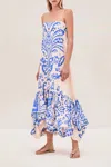 Alexis Ellisa Midi Dress In Sapphire Palm
