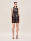Alexis Emani Short Dress In Black In Black