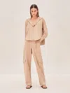 Alexis Emilion Pant In Camel Suede
