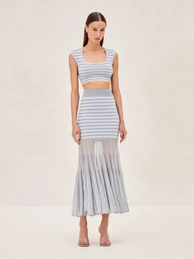 Alexis Emille Top In Powder Blue