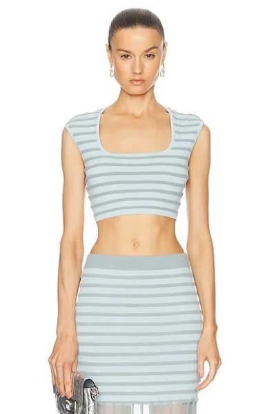 Alexis Emille Top In Powder Blue