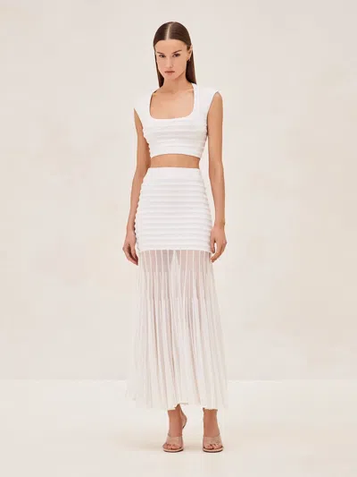 Alexis Emille Top In White