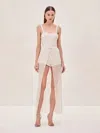 Alexis Escola Pearl Crystal Romper In Ivory In Ivory