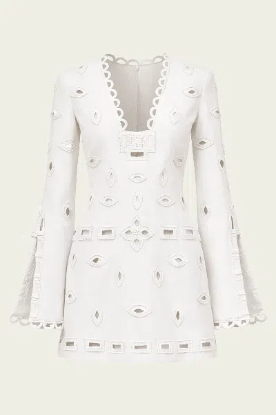 Alexis Eulia Dress In Blanc In White