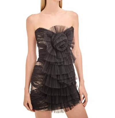 Alexis Eva Dress In Black In Multi