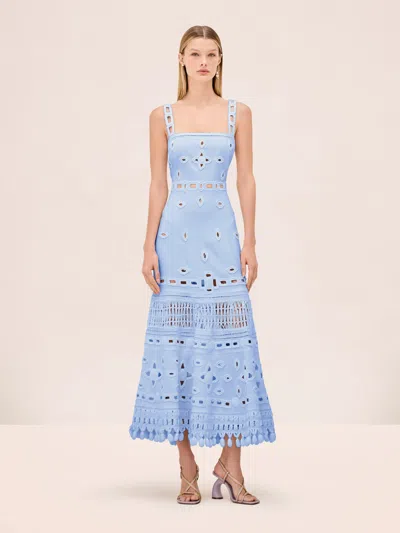 Alexis Evelyn Dress In Blue