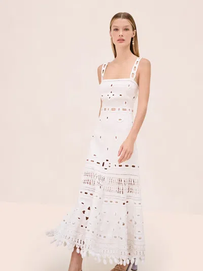 Alexis Evelyn Dress In White