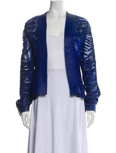 Pre-owned Alexis Evening Jacket In Blue