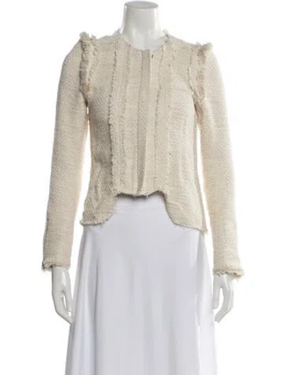 Pre-owned Alexis Evening Jacket In Neutral