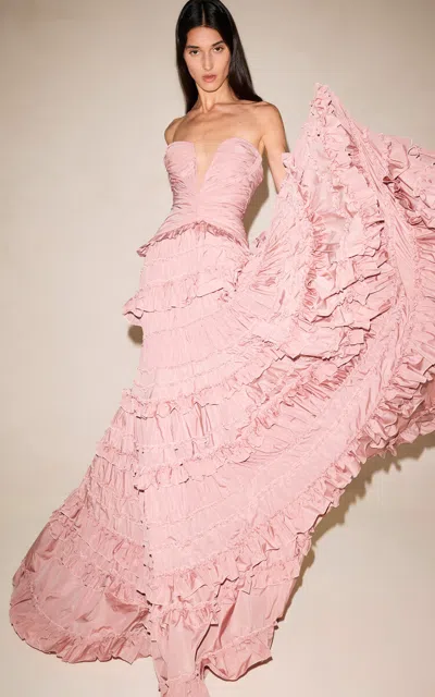 Alexis Fabrice Maxi Dress In Pink