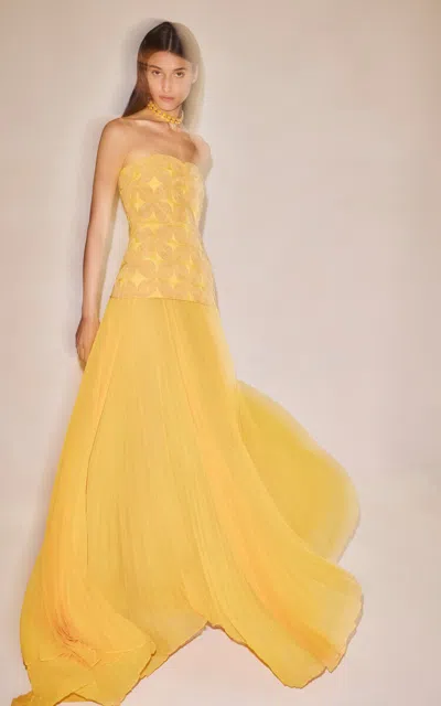 Alexis Farren Maxi Dress In Yellow