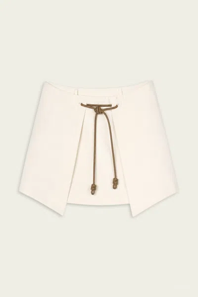 Alexis Filo Skort In Beige In Neutral