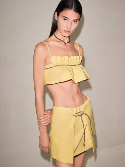 Alexis Filo Skort In Yellow