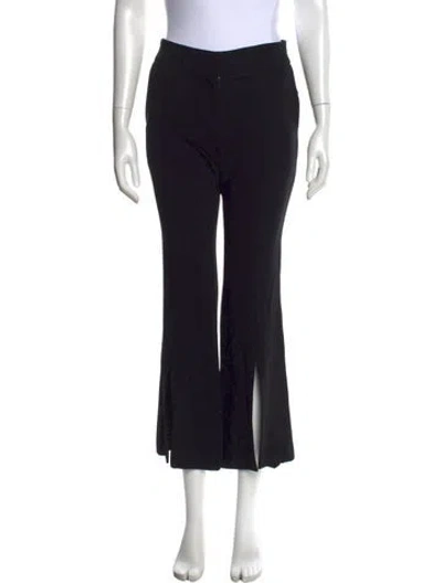 Pre-owned Alexis Flared Pants In Black