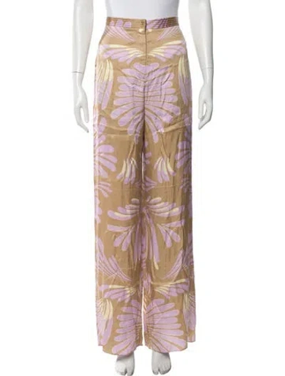 Pre-owned Alexis Floral Print Lounge Set In Neutrals