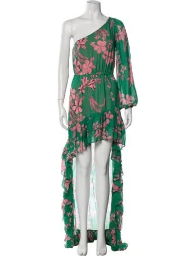 Pre-owned Alexis Floral Print Mini Dress In Multi