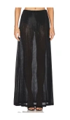 Alexis Franca Hotfix Skirt In Black
