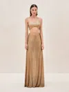 Alexis Franca Skirt In Gold Ombre
