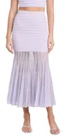 Alexis Franki Knit Skirt Lilac In Lilac
