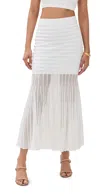 ALEXIS FRANKI KNIT SKIRT WHITE