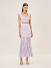 Alexis Franki Knit Skirt Lilac In Lilac
