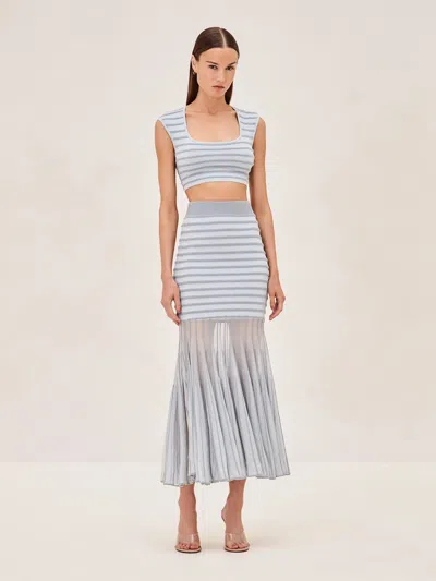 Alexis Franki Skirt In Powder Blue