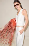 Alexis Gael Vest In White