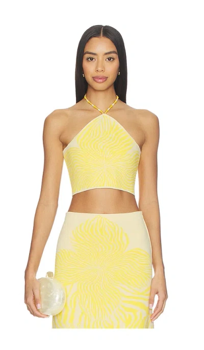 Alexis Gala Top In Yellow