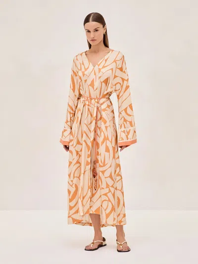 Alexis Giorgia Dress In Melon Mirage