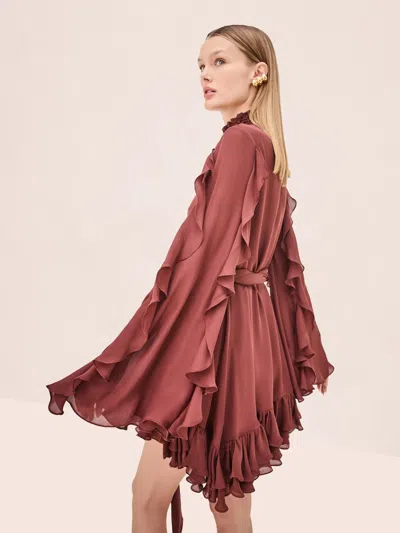 Alexis Giovanna Dress In Brown