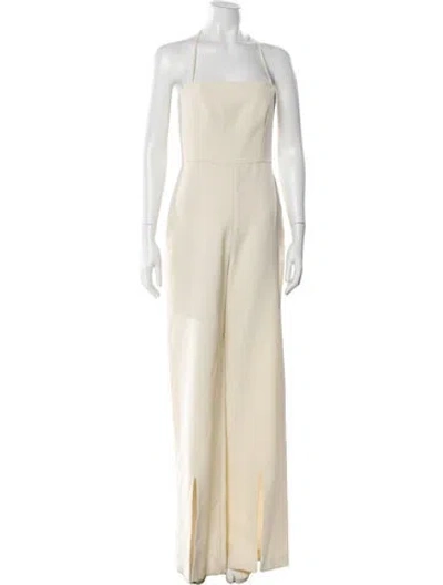 Pre-owned Alexis Halterneck Jumpsuit In Neutral