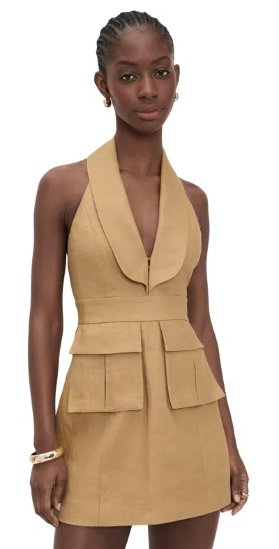 Alexis Hanne Dress Dune In Brown