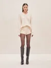 Alexis Harte Shorts In Ivory