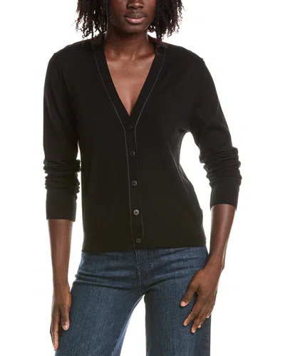 Alexis Hayes Wool Cardigan In Animal Print