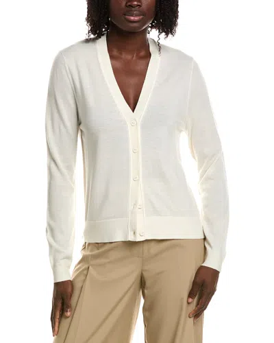 Alexis Hayes Wool Cardigan In White