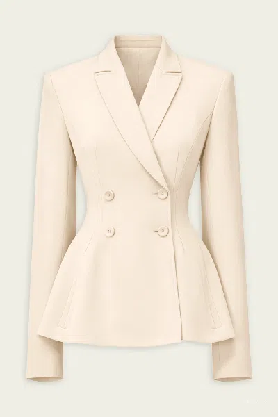 Alexis Helen Jacket In Cream In Neutral