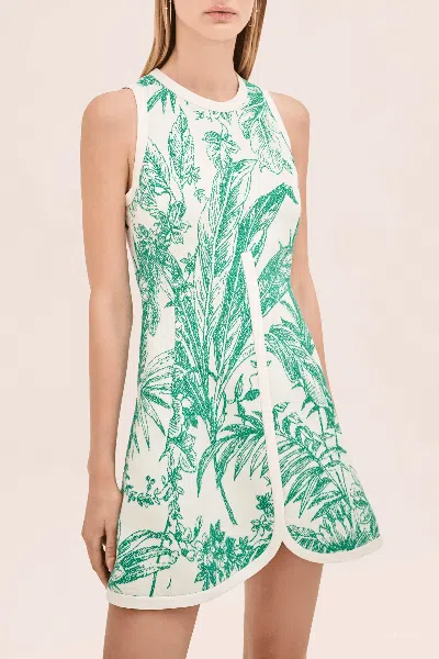Alexis Helina Dress In Verde Palm In Green