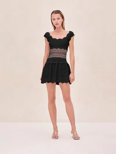 Alexis Hopper Dress In Black
