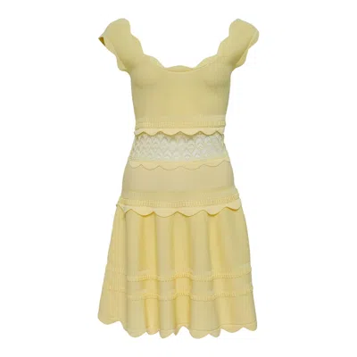 Alexis Hopper Dress In Yellow
