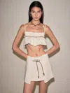 Alexis Icarus Top In Beige In Brown
