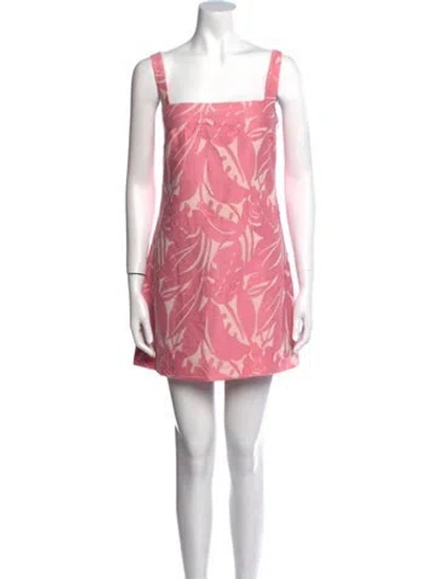 Pre-owned Alexis Illona Mini Dress In Pink