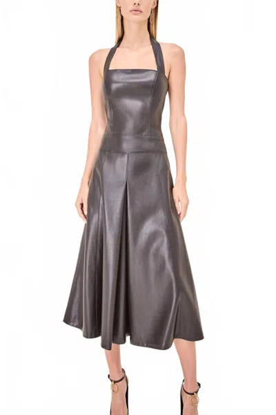 Alexis Imena Dress In Black In Gray