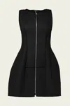 Alexis Italie Zip-front Mini Dress