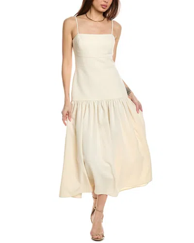 Alexis Ivi Midi Dress In White