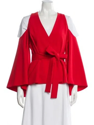 Pre-owned Alexis Jacket In Red